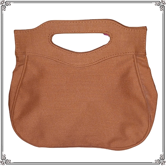 Vintage Light Brown Canvas Handbag - Picture 7 of 7